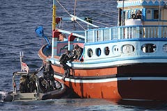 HMAS Ballarat narcotics seizure Gulf of Oman